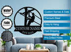 Custom Worker Metal Sign