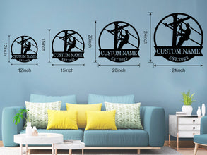 Custom Worker Metal Sign