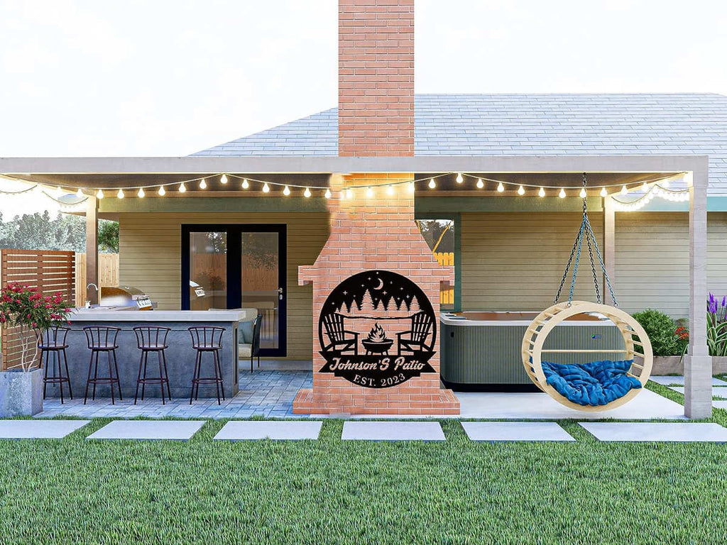 Custom Fire Pit Sign
