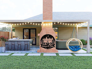 Custom Fire Pit Sign