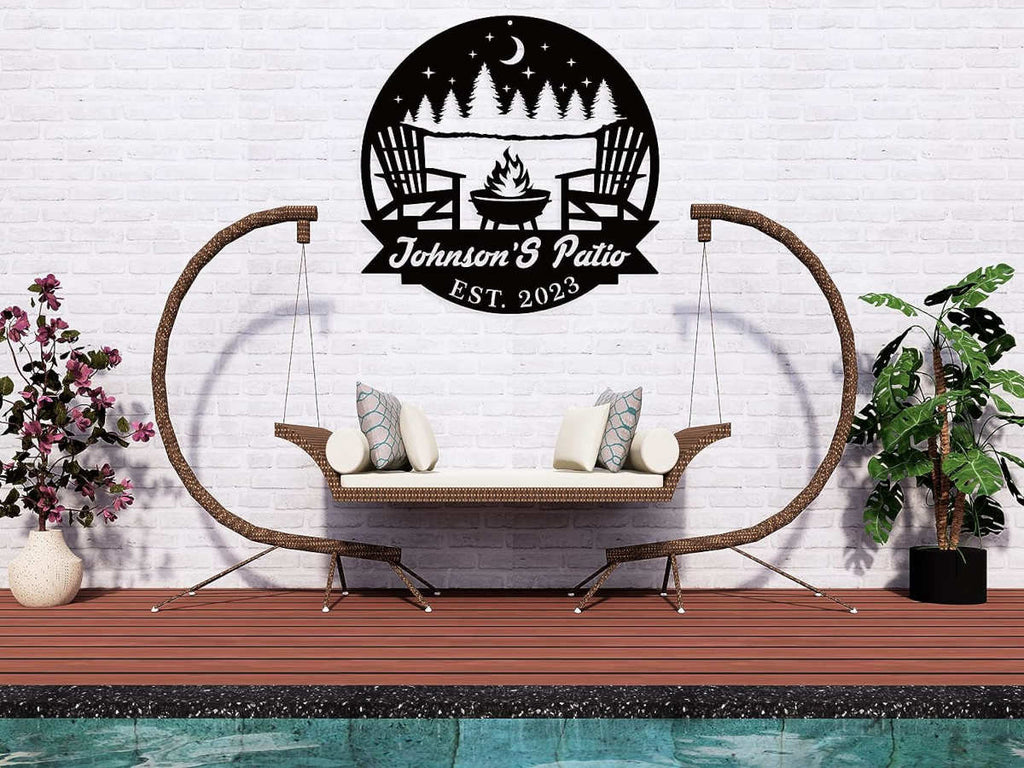 Custom Fire Pit Sign