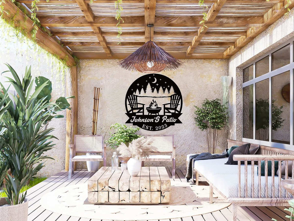 Custom Fire Pit Sign