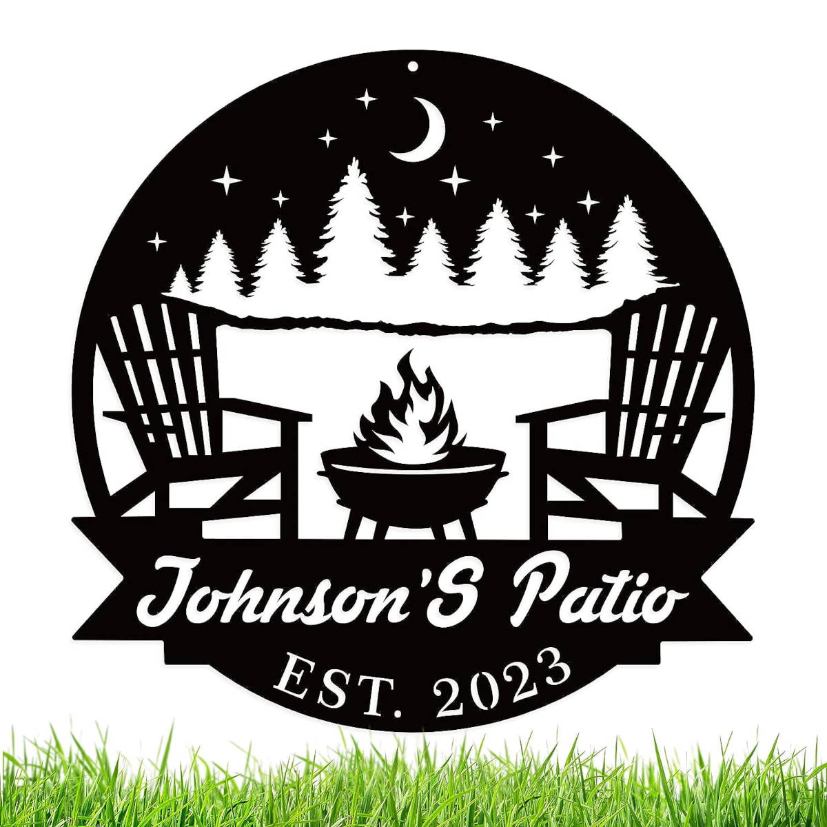 Custom Fire Pit Sign Main image