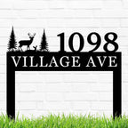 Custom Metal Address Sign