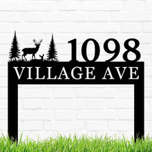 Custom Metal Address Sign