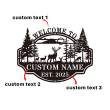 Deer Forest Welcome Sign