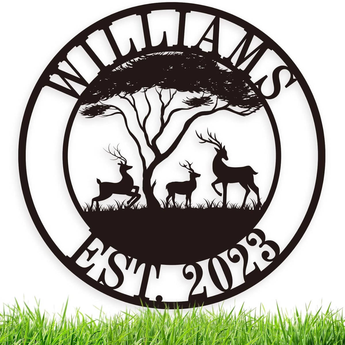 Deer Family Sign Main image