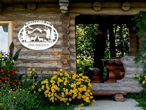 Nature Welcome Sign