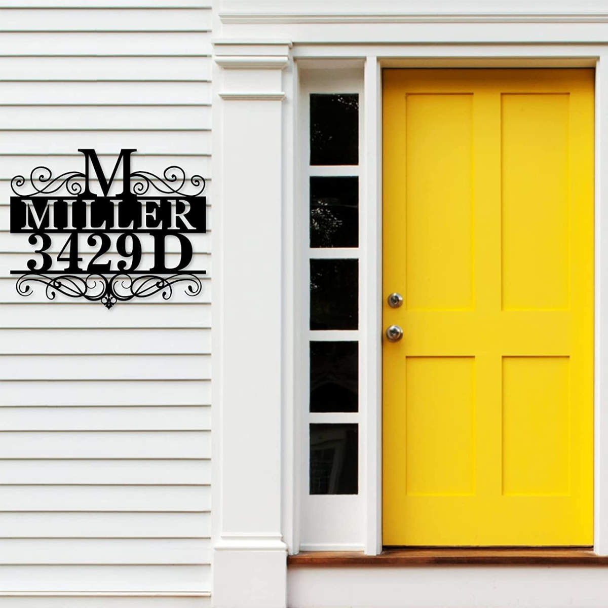 Elegant Address Plaque