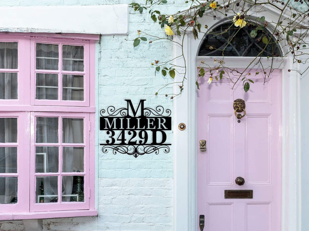 Elegant Address Plaque