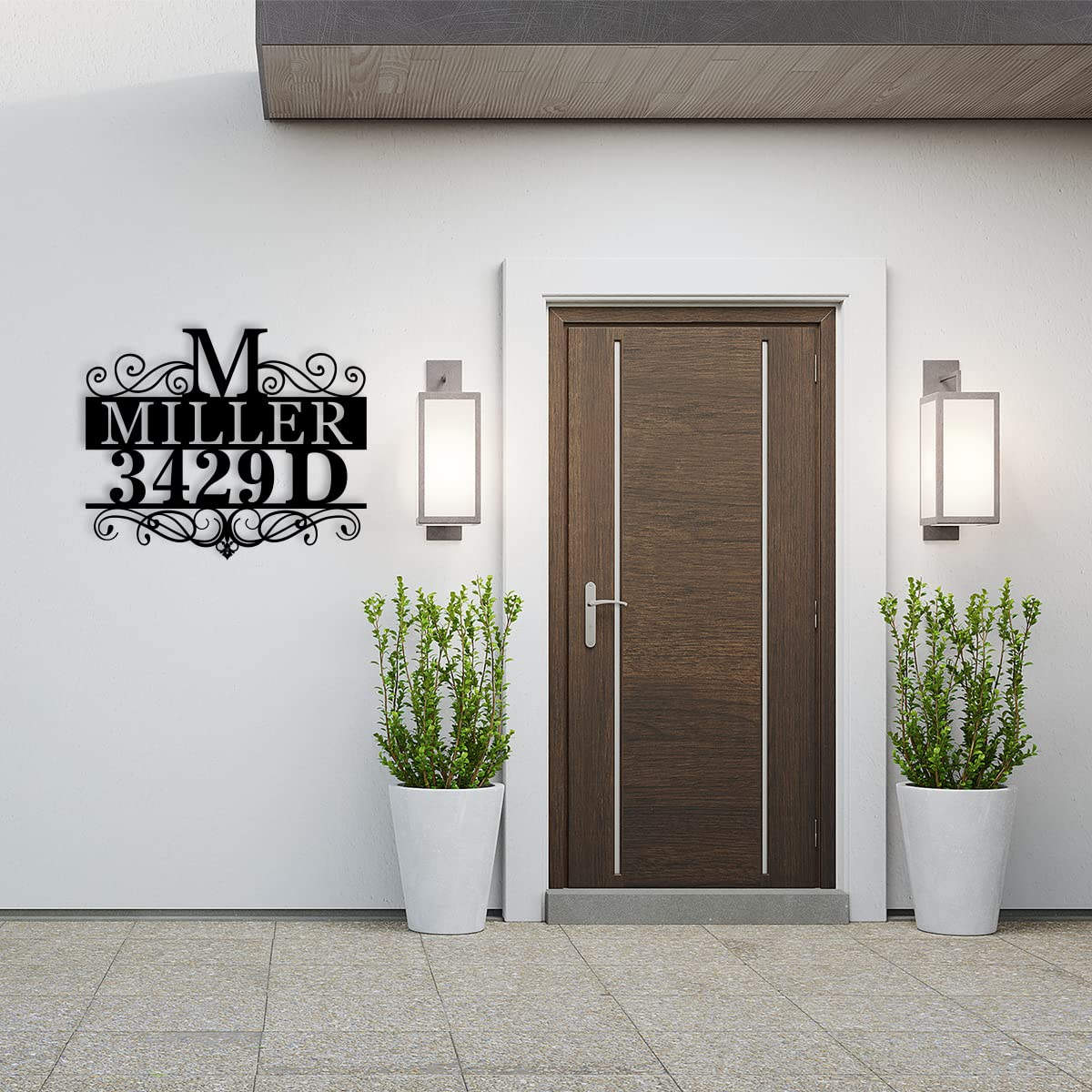 Elegant Address Plaque