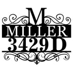 Elegant Address Plaque