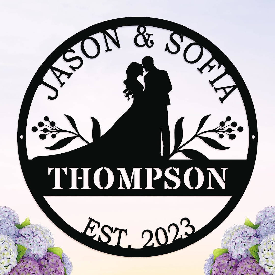 Wedding Couple Sign