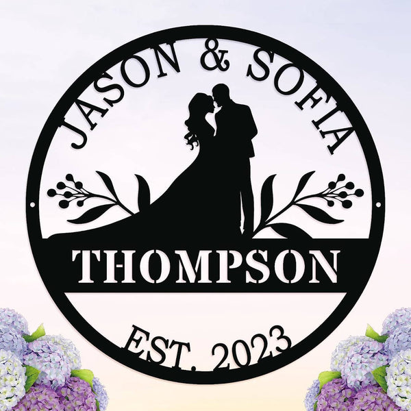 Wedding Couple Sign