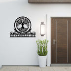 Personalized Tree of Life Address Sign