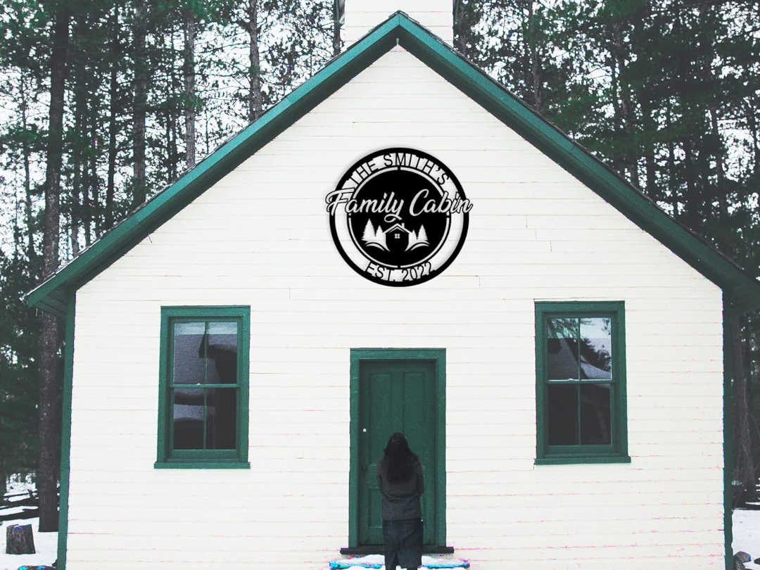 Custom Cabin Sign