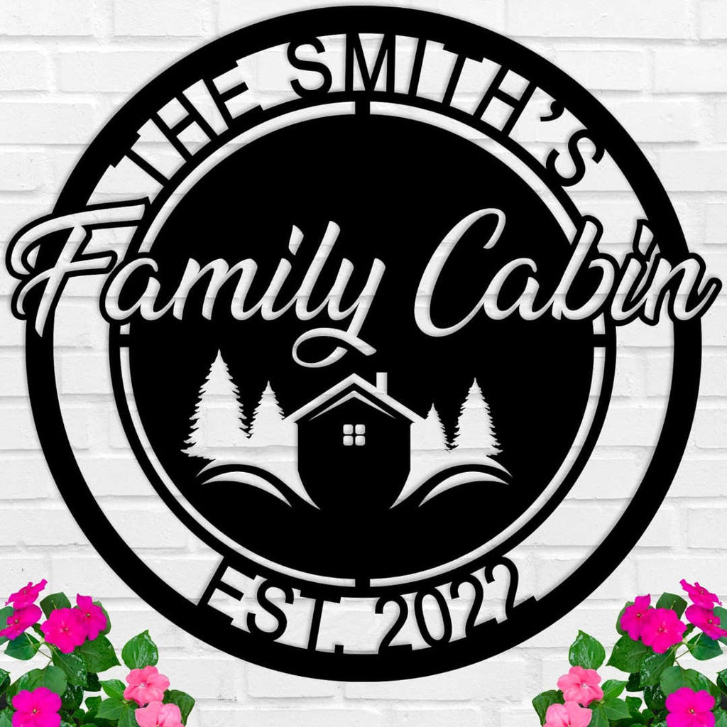 Custom Cabin Sign