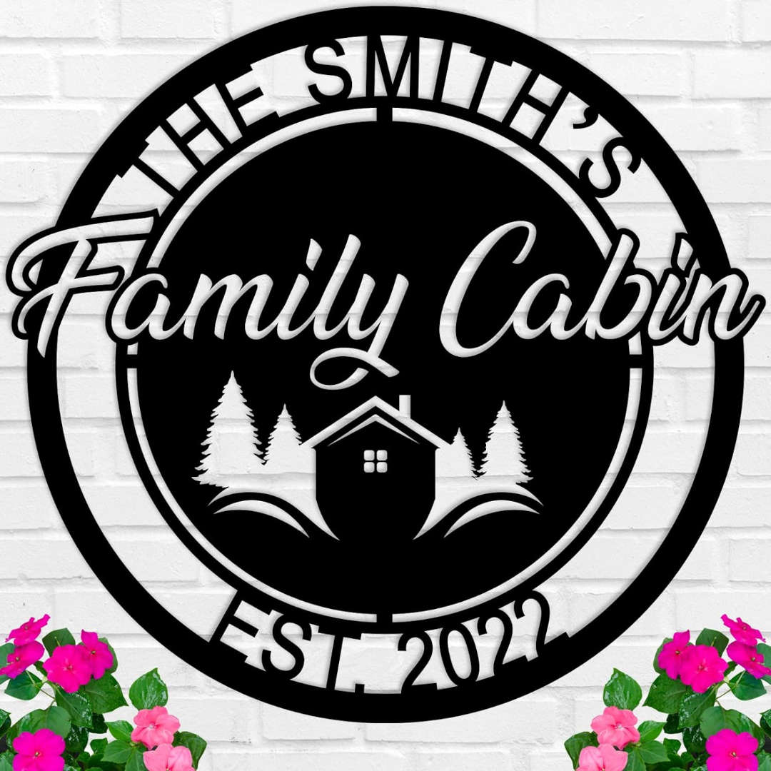 Custom Cabin Sign