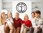 Family Cross Tree Sign