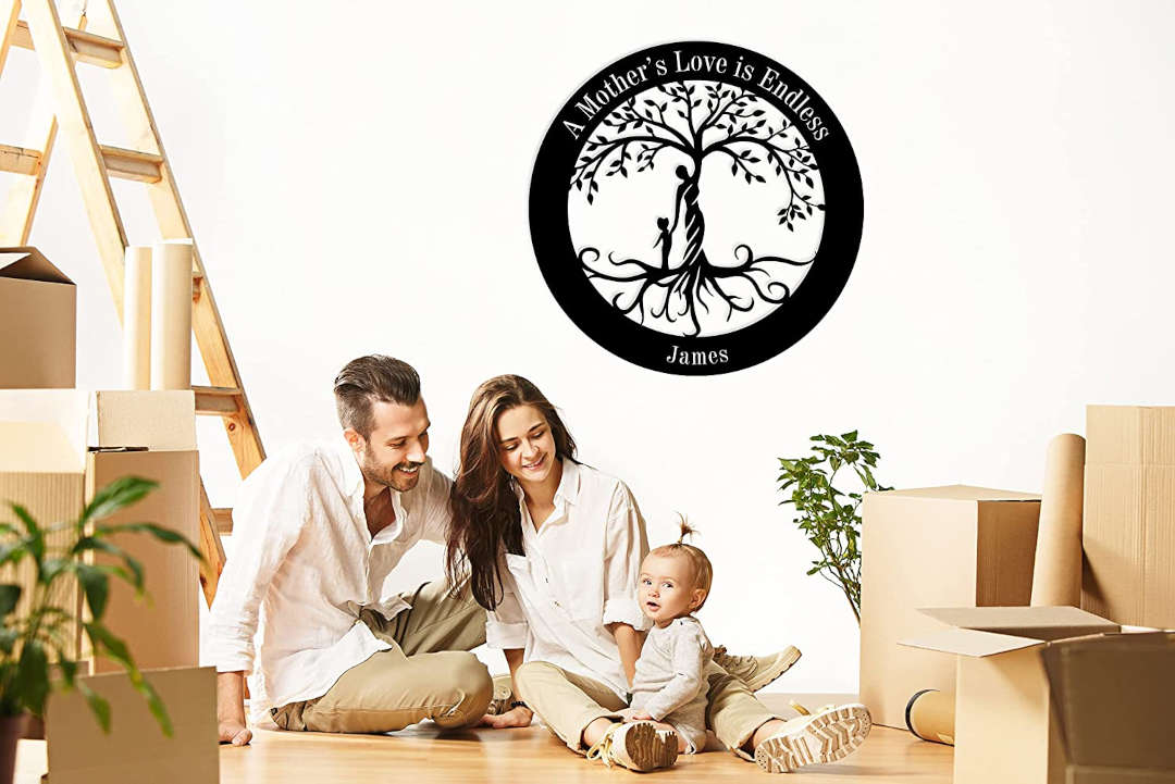 Personalized Family Tree Metal Art