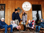Custom firepit metal sign with flame design, roasting sticks, family name Watson’s Firepit, and established year 2023