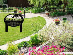 Custom Metal Garden Sign
