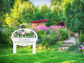 Custom Metal Garden Sign