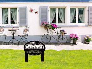Custom Metal Garden Sign