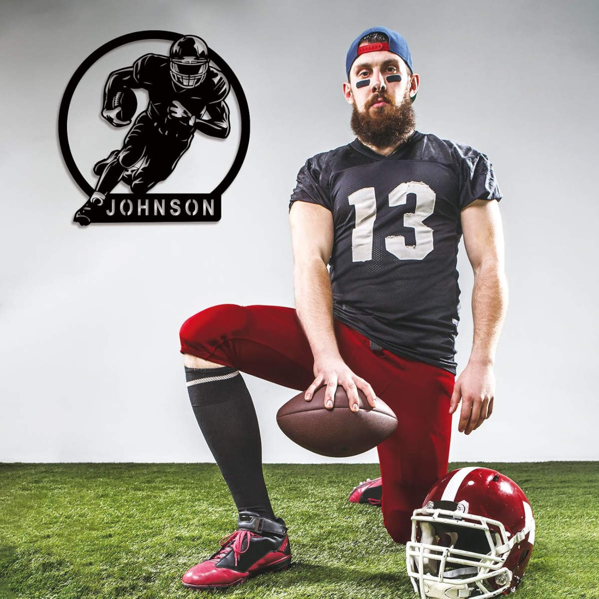 Football Player Sign Secondary image
