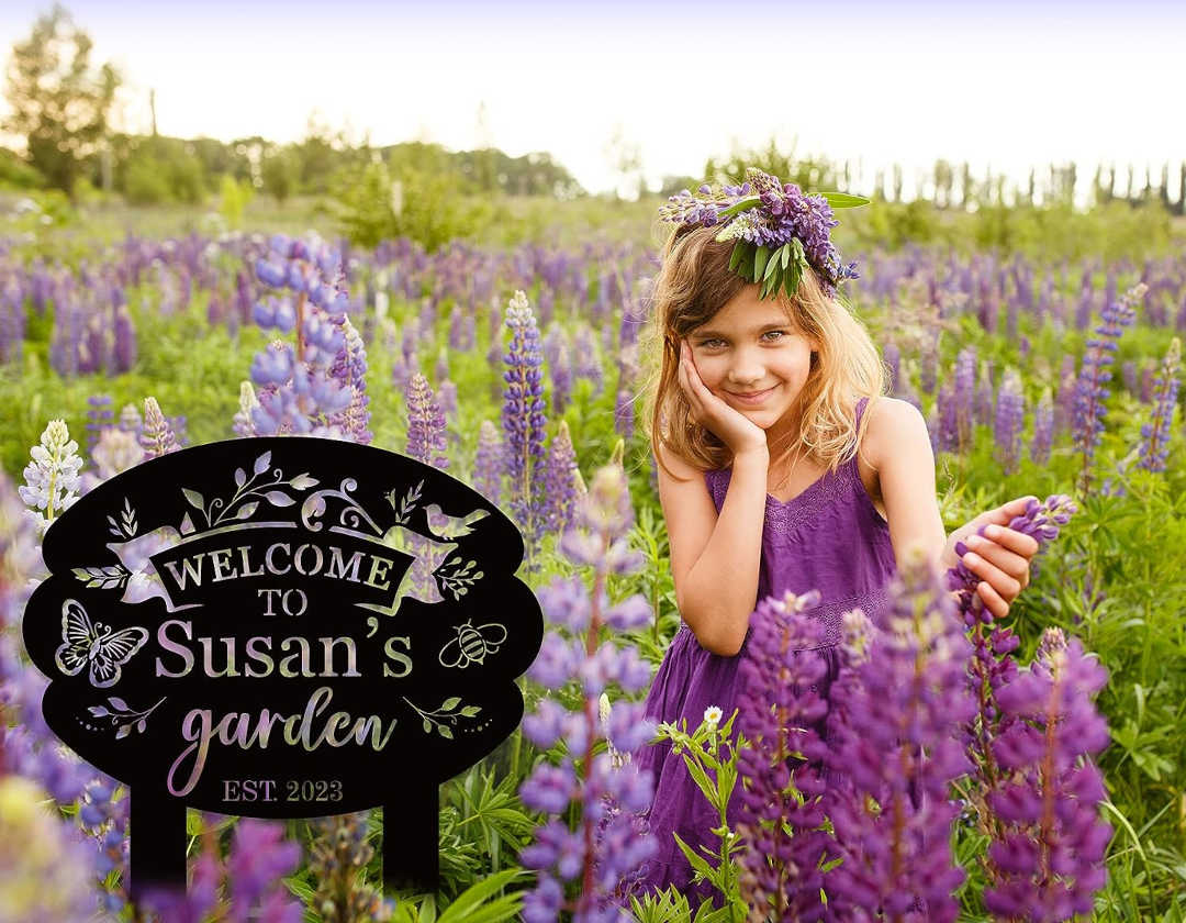 Garden Welcome Sign