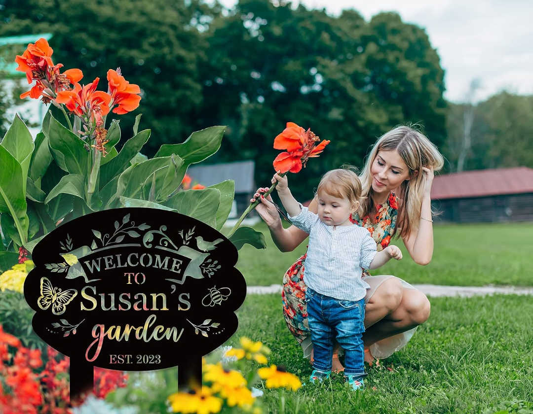 Garden Welcome Sign