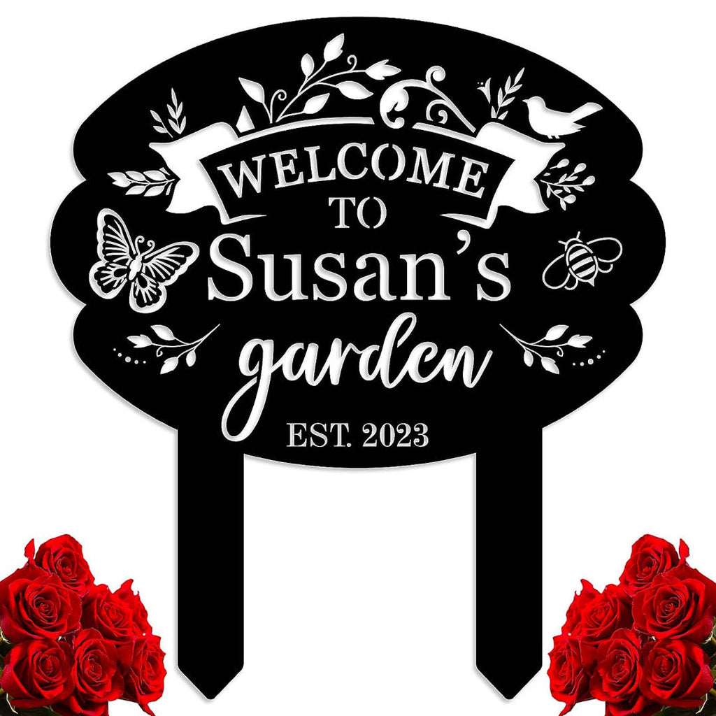 Garden Welcome Sign