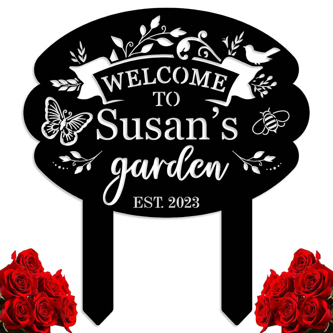 Garden Welcome Sign