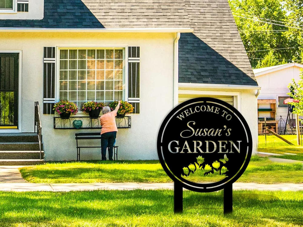 Floral Bliss Garden Stake