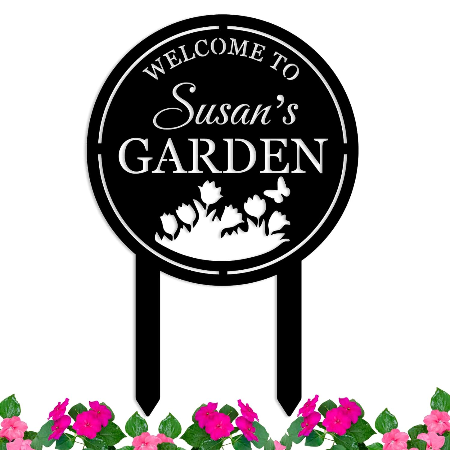 Floral Bliss Garden Stake Main image