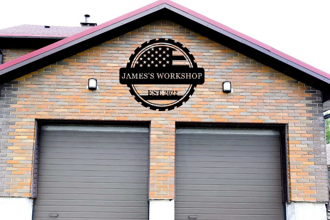 Custom Metal Workshop Sign