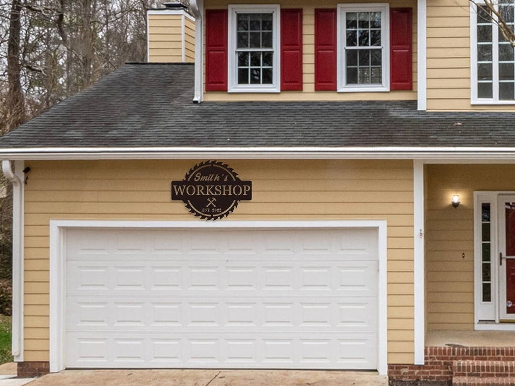 Custom Workshop Metal Sign