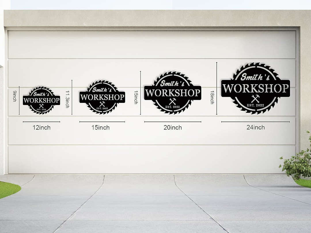 Custom Workshop Metal Sign