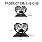 Heart-Shaped Tabletop Decoration
