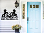 Horse Address Sign