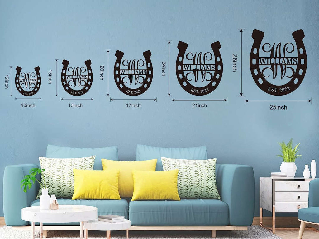 Custom Horseshoe Sign