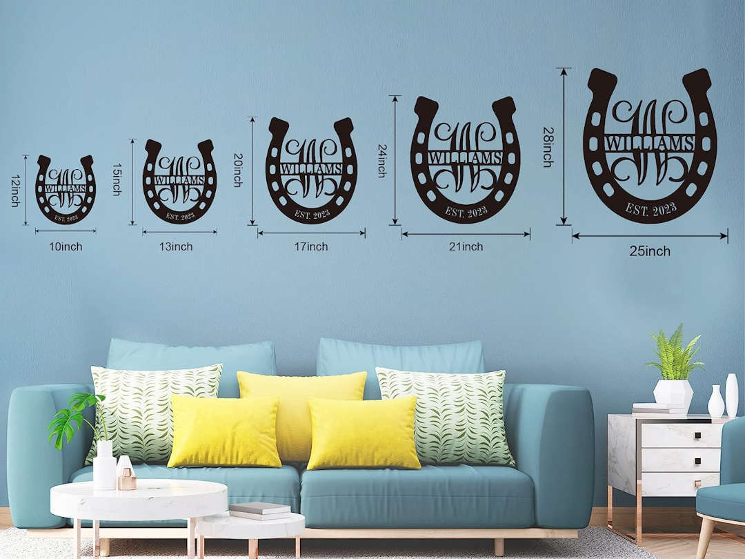 Custom Horseshoe Sign
