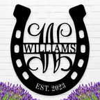 Custom Horseshoe Sign