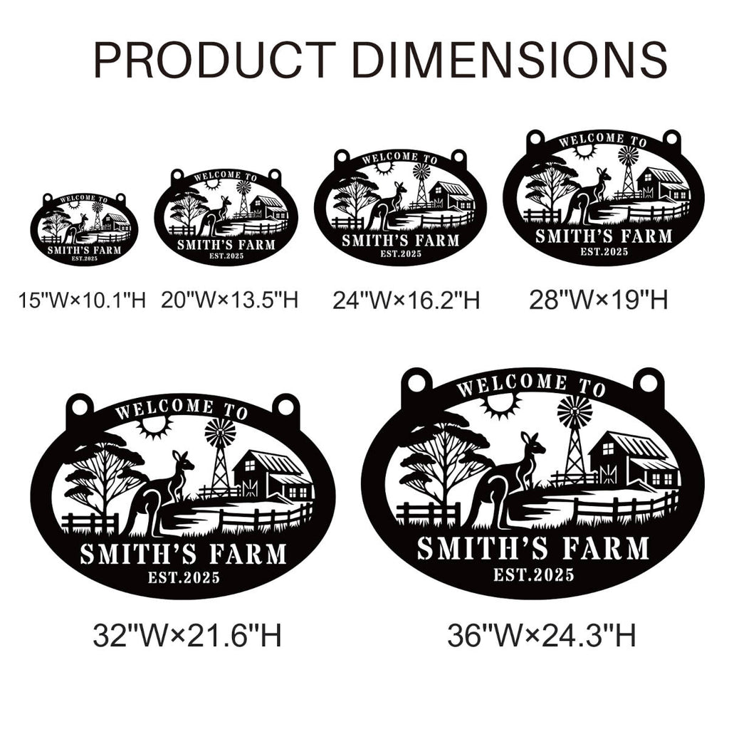 Personalised Farm Sign