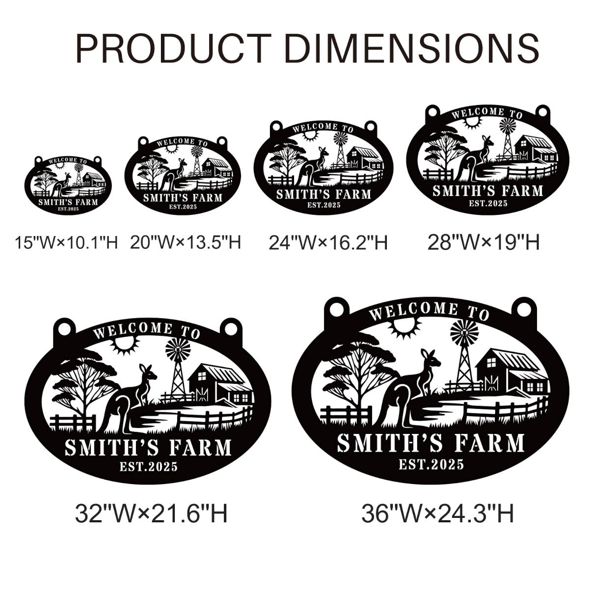 Personalised Farm Sign