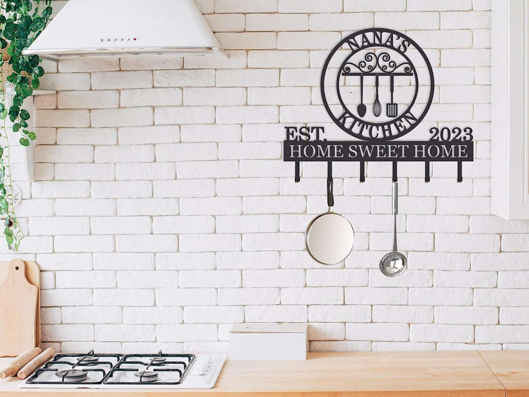 Custom Kitchen Utensil Rack Secondary image