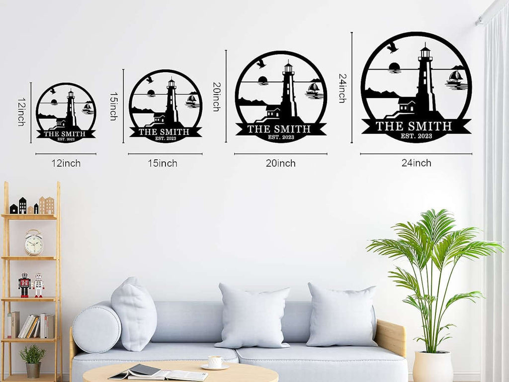 Lighthouse Name Sign