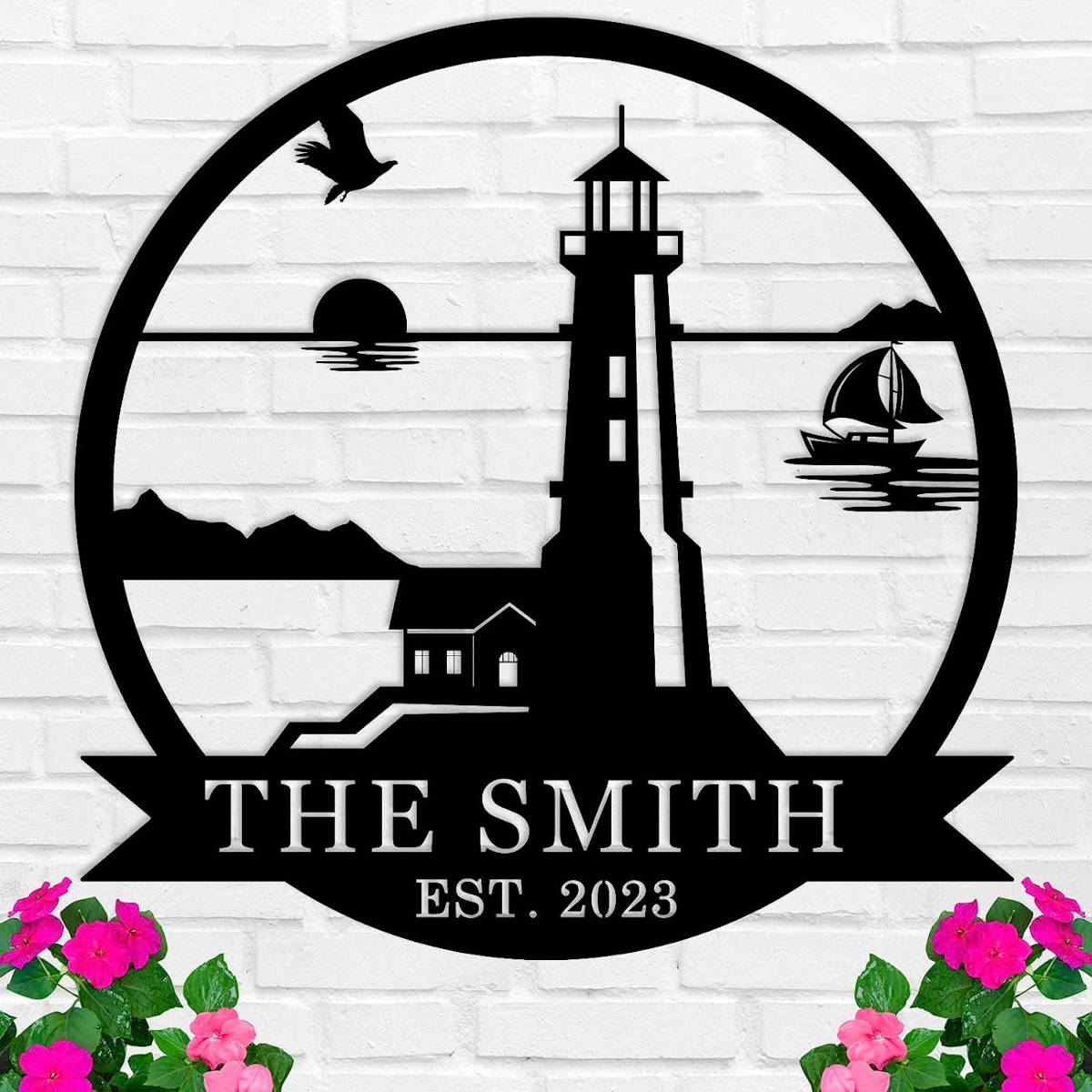 Lighthouse Name Sign