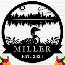 Loon Lake Metal Sign