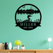 Loon Lake Metal Sign